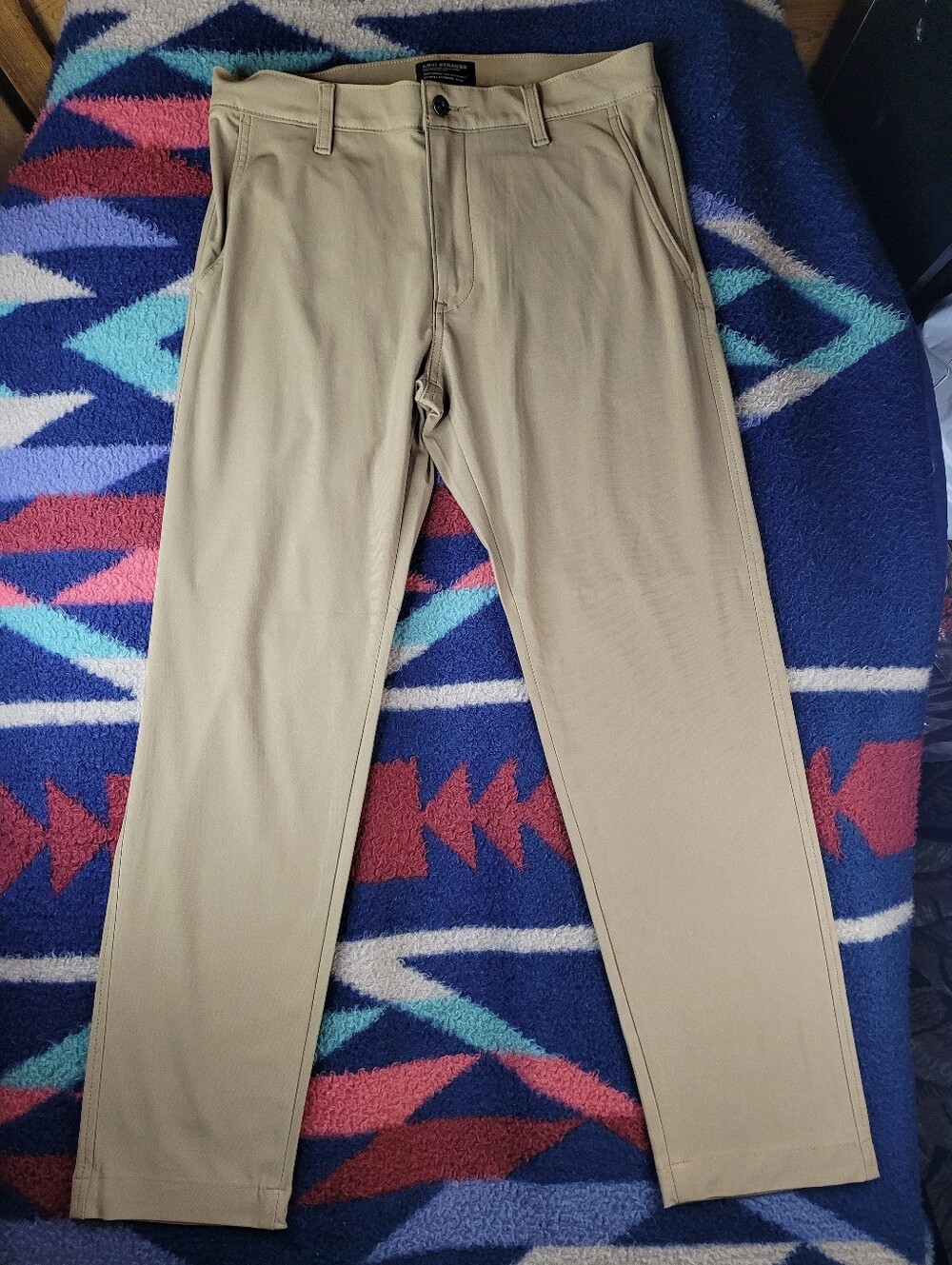 Levi's XX Chino Standard Taper Pants Mens Size 32x28 Tan Polyester Stretch